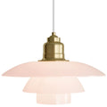 Poul Henningsen 'PH '3½-3' Glass Pendant for Louis Poulsen Two Enlighten pale rose packshot 