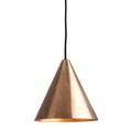 M5582 Large Tratten Pendant Hand Polished Copper two enlighten los angeles