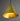 raw brass conical tratten pendant detail of shade