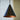 Conical pendant light with copper interior on a neutral background