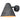 Wall-mounted lamp with textured patinated shade on a white background