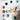 nelson multicolor ball clock detail