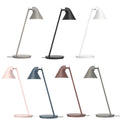 njp mini table lamps all colors on white background
