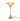 Gold table lamp on a white background