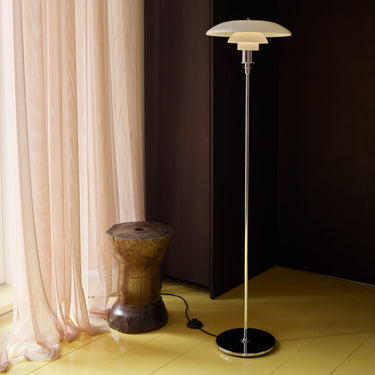 Poul Henningsen 'PH 3½-2½' Floor Lamp for Louis Poulsen Two Enlighten chrome lifestyle