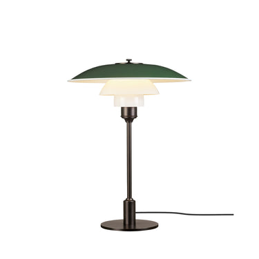 Poul Henningsen 'PH 3½-2½' Metal and Glass Table Lamp for Louis Poulsen Two Enlighten packshot green 