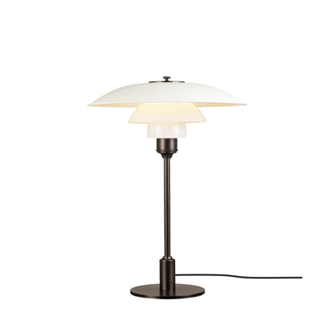 Poul Henningsen 'PH 3½-2½' Metal and Glass Table Lamp for Louis Poulsen Two Enlighten packshot white 