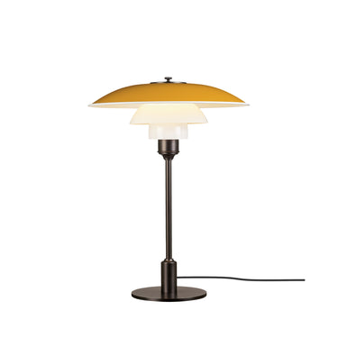 Poul Henningsen 'PH 3½-2½' Metal and Glass Table Lamp for Louis Poulsen Two Enlighten yellow packshot