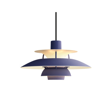 Poul Henningsen 'PH 5' Mini Pendant for Louis Poulsen Two enlighten monochrome dusty indigo