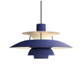Poul Henningsen 'PH 5' Monochrome Pendant for Louis Poulsen two enlighten  dusty indigo 