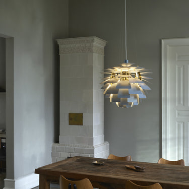 Poul Henningsen 'PH Artichoke' Pendant Light for Louis Poulsen two enlighten lifestyle on dining 
