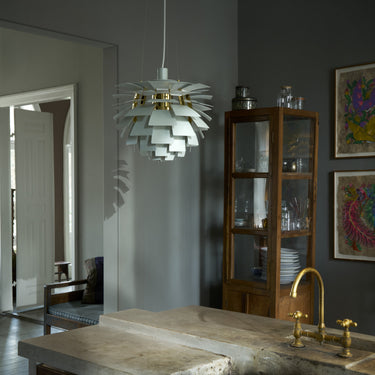 Poul Henningsen 'PH Artichoke' Pendant Light for Louis Poulsen two enlighten lifestyle kitchen