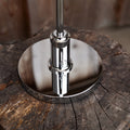 PH 2/1 portable chrome table lamp louis poulsen poul henningsen two enlighten outdoor lifestyle base detail 