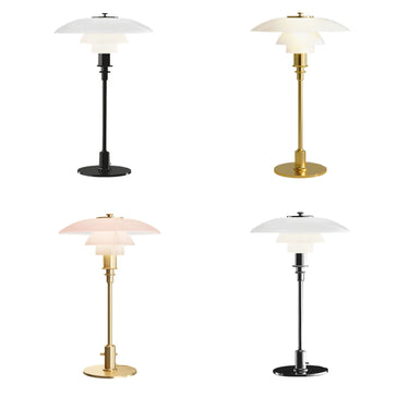 Poul Henningsen 'PH 3/2' Opal Glass Table Lamp for Louis Poulsen