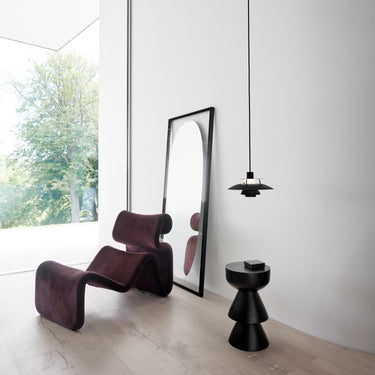 Poul Henningsen 'PH 5' Mini Pendant for Louis Poulsen Two enlighten black living room lifestyle