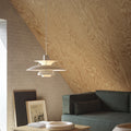 Poul Henningsen 'PH 5' Monochrome Pendant for Louis Poulsen two enlighten  all white lifestyle 
