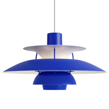 Poul Henningsen 'PH 5' Monochrome Pendant for Louis Poulsen two enlighten monochrome blue 