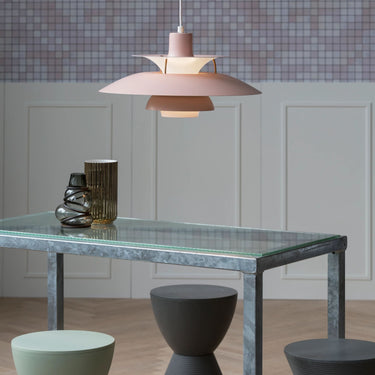 Poul Henningsen 'PH 5' Monochrome Pendant for Louis Poulsen two enlighten 