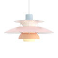 Poul Henningsen 'PH 5' Monochrome Pendant for Louis Poulsen two enlighten  pastels blue rose peach 