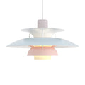 Poul Henningsen 'PH 5' Monochrome Pendant for Louis Poulsen two enlighten  pastels oyster blue rose
