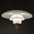 Poul Henningsen 'PH 3/2' Opal Glass Table Lamp for Louis Poulsen Two Enlighten shade detail 