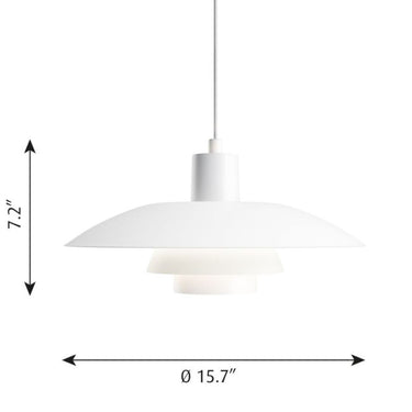 Poul Henningsen 'PH 4/3' Pendant for Louis Poulsen Two Enlighten dimensions