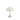 beige opal table lamp on a white background