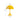Yellow table lamp with dimensions on a white background
