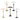Poul Henningsen 'PH 3/2' Opal Glass Table Lamp for Louis Poulsen