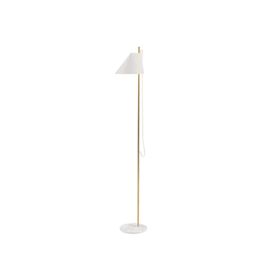 GamFratesi 'Yuh' Floor Lamp for Louis Poulsen two enlighten packshot white and brass 