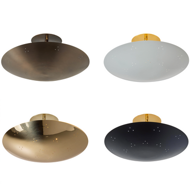 Rey Flush Mount Ceiling Lights from two enlighten on white background