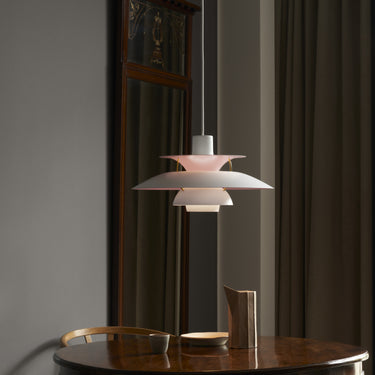Poul Henningsen 'PH 5' Monochrome Pendant for Louis Poulsen two enlighten  lifestyle