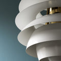 Poul Henningsen 'PH Snowball' Pendant for Louis Poulsen Two Enlighten lifestyle detail