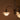 Chandelier with three light bulbs on a brown background