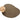 A dark brown abstract-shaped rug shown from a top-down view on a white background, with a small round wooden stool partially visible at the upper left edge.