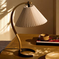 Timberline Table Lamp in Oak and Birch by Mads Caprani for GUBI Two Enlighten lifestyle desk 