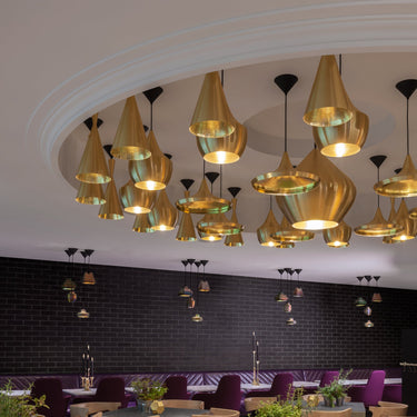 Tom Dixon Beat Stout Pendant Brass Two Enlighten