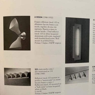 V3001 1950s Gino Sarfatti Model #10 Sconce for Arteluce in White for Two Enlighten