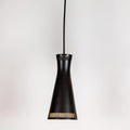 1950s Mauri Almari Perforated Black Metal Pendant for Idman Oy Finland