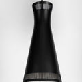 1950s Mauri Almari Perforated Black Metal Pendant for Idman Oy Finland

