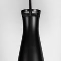 1950s Mauri Almari Perforated Black Metal Pendant for Idman Oy Finland