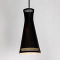 1950s Mauri Almari Perforated Black Metal Pendant for Idman Oy Finland