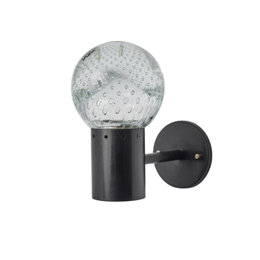 V3130 1960s Gino Sarfatti Metal and Seguso Glass Sconce for Arteluce for Two Enlighten