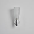 Pietro Chiesa for Fontana Arte Wall-mounted light fixture with a cone-shaped glass shade on a plain background for Two Enlighten 