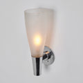 Pietro Chiesa for Fontana Arte Wall-mounted light fixture with a cone-shaped glass shade on a plain background for Two Enlighten 