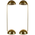 V3167 1970s Barbieri Marianelli Brass Bikini Table Lamps for Tronconi for Two Enlighten