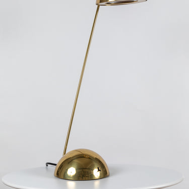 V3167 1970s Barbieri Marianelli Brass Bikini Table Lamps for Tronconi for Two Enlighten
