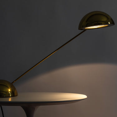 V3167 1970s Barbieri Marianelli Brass Bikini Table Lamps for Tronconi  Two Enlighten