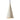 1950s Italian White Perforated Cone Pendant Attributed to Gino Sarfatti