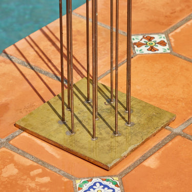 Large Bertoia Studios 10-Rod 'B-2700' Brass, Copper & Silver Sound Sculpture Two Enlighten 